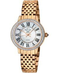 Gv2 - Astor Iii Mop Dial Swiss Quartz Stainless Steel Diamond Watch - Lyst