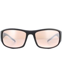 Bollé - Wrap Matte Metal Phantom Gun Cat Sunglasses - Lyst