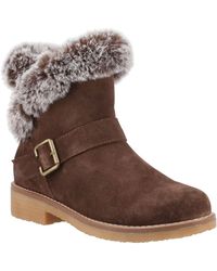 Hush Puppies - Hannah Suede Winter Ankle Boots - Lyst