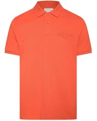 GANT - Reg Tonal Shield Polo Shirt - Lyst