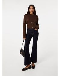 Pink Vanilla - Button Front Corset Sweatshirt - Lyst
