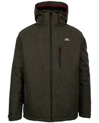 Trespass - Fyfinn Padded Waterproof Jacket (Dark Vine Marl) - Lyst