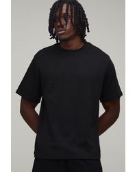 BoohooMAN - Tall Essential Regular Waffle T-Shirt - Lyst