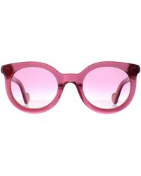 Moncler - Round Shiny Transparent Fuxia Gradient Ml0015 - Lyst
