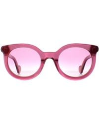 Moncler - Round Shiny Transparent Fuxia Gradient Ml0015 - Lyst
