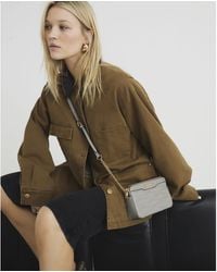 River Island - Faux Leather Quilted Cross Body Bag Pu - Lyst