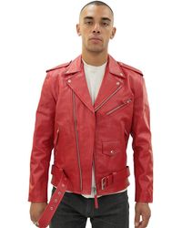 Infinity Leather - Cow-Hide Brando Jacket -Venice - Lyst