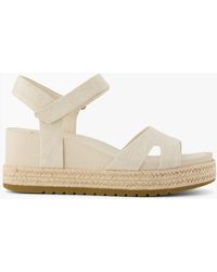 TOMS - Alana Ankle Strap Sandals Natural - Lyst