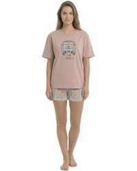 Kisses&Love - Summer Short Sleeve Cotton Pyjamas Kl40000 - Lyst