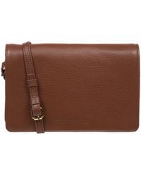 Pure Luxuries - Gwen' Dark Nappa Leather Cross Body Bag - Lyst