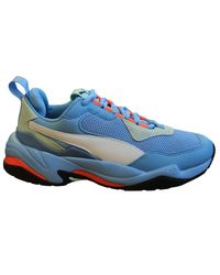 PUMA - Thunder Spectra Trainers Aqua Lace Up Running Shoes 367516 15 Textile - Lyst