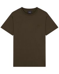 Lyle & Scott - Branded Chest Logo T-Shirt Cotton - Lyst