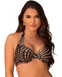Pour Moi - Portofino Halter Underwired Bikini Top - Lyst