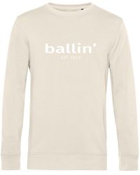 Ballin Amsterdam - Est. 2013 Sweaters Basic Sweater Beige - Lyst