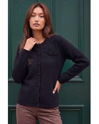 Roman - Floral Corsage Cardigan - Lyst