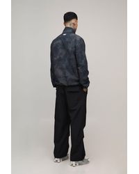 BoohooMAN - Tall Camo Ripstop Funnel Neck Track Jacket - Lyst