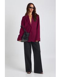 Boohoo - Tall Single Breasted Relaxed Fit Tailored Blazer - Lyst