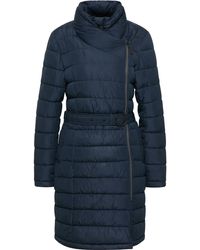 Dreimaster - Winterjas Met Vulling Dames Nachtblauw - Lyst