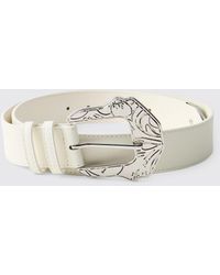 BoohooMAN - Pu Western Buckle Belt - Lyst