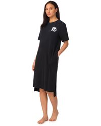 DKNY - Must Have Basic Midi Sleepshirt - Lyst