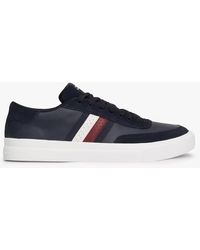 Tommy Hilfiger - Cupset Rwb Leather Sneakers Desert Sky - Lyst