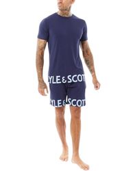 Lyle & Scott - Lounge Set T-Shirt Shorts Sleepwear Loungewear Summer - Lyst