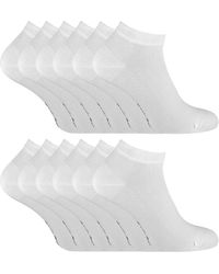 Sock Snob - 12 Pair Multipack Bamboo Trainer Socks - Lyst