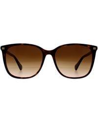 Ralph Lauren - By Square Shiny Dark Havana Gradient Ra5293 - Lyst