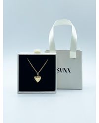 SVNX - Small Heart Locket Necklace - Lyst