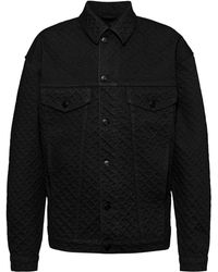 BOSS - Collared Neck Trucker Regular Fit Jacket - Lyst