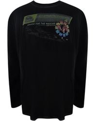 Amiri - Stacked Circle Logo Long Sleeve T-Shirt Cotton - Lyst