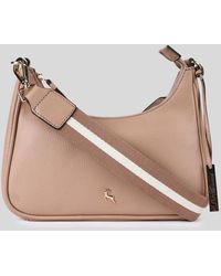 Ashwood Leather - 'Bella Toscana' Real Crossbody Bag With Webbing Strap - Lyst