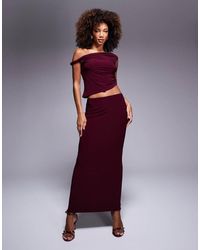 ASOS - Co-Ord Slinky Maxi Skirt - Lyst