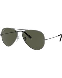Ray-Ban - Aviator Lens Sunglasses Metal - Lyst