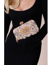 SVNX - Embellished Heart Clutch Bag - Lyst