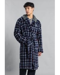 Tokyo Laundry - Hooded Check Dressing Gown - Lyst