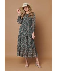 Izabel London - Patchwork Print Long Sleeve Shirt - Lyst