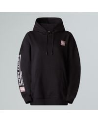 The North Face - W Mountain Graphic Hoodie Oversized - Lyst