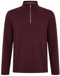 Ted Baker - Actosj Branded Quarter Zip Sweater - Lyst
