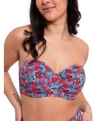 Curvy Kate - Kitsch Bandeau Bikini Top - Lyst