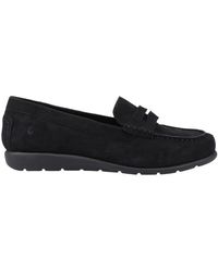Hush Puppies - Ladies Shelby Suede Loafers - Lyst