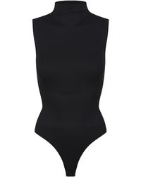 Ruey - Ladies Essentials Sleeveless Turtleneck Bodysuit Sculpting Recycled Stretch Fit - Lyst
