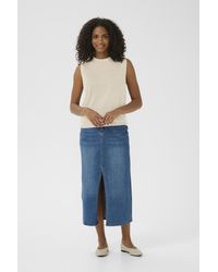 Kaffe - Pullover Regular Fit Cream - Lyst