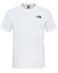 The North Face - Ss Simple Dome T Shirt - Lyst