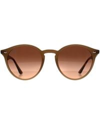 Ray-Ban - Round Polished Turtledove Gradient 2180 - Lyst