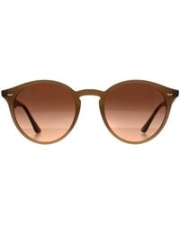 Ray-Ban - 2180 678846 Poliert Turteltaube Rosa Farbverlauf Grau Sonnenbrille - Lyst