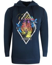 Roberto Cavalli - Diamond Tiger Design Hoodie Cotton - Lyst