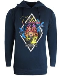 Roberto Cavalli - Diamond Tiger Design Hoodie Cotton - Lyst