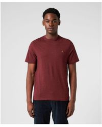 Farah - Danny Slim Fit Organic Cotton T-Shirt - Lyst