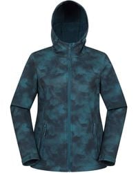 Mountain Warehouse - 'Exodus' Printed Softshell Jacket Water Resistant Windproof Activewear - Lyst